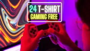 Editable 24 Gaming T-shirt Design Bundle Free Download