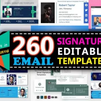 260 Email Signature Template