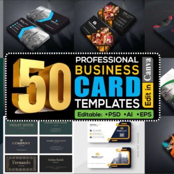 50+ professional business card template