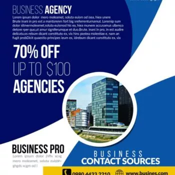 Agency new PSD flyer Template