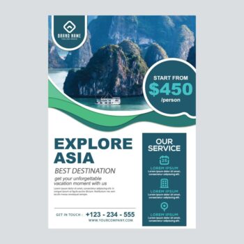 Travel Editable Poster Templates: Design Your Story