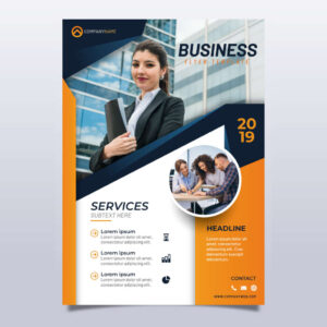 Business Customizable Poster Designs: Editable Options