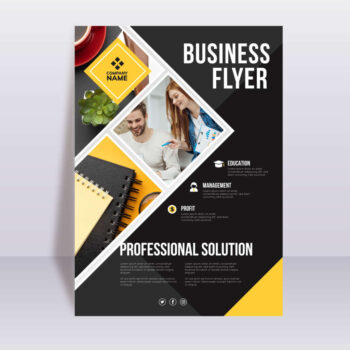 Business Flyer Edit and Print: Poster Templates, Fully Customizable