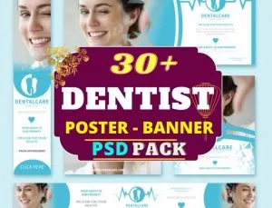 30+ Dentist Poster Banner Pack Cheapest Price