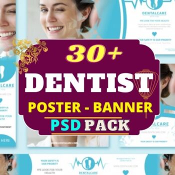 30+ Dentist Poster Banner Pack Cheapest Price