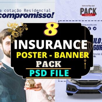 Insurance Banner PSD Bundle Cheap Price