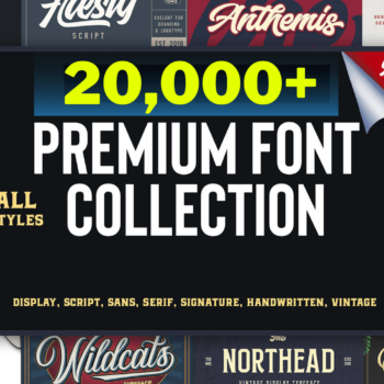 Premium Fonts Mega Bundle