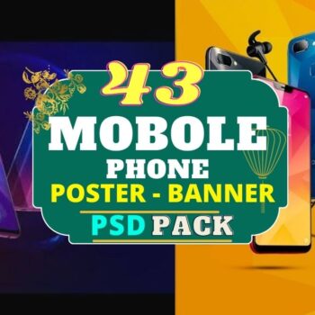 Mobile Phone banner PSD Bundle