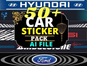 Car Sticker Ai Bundle