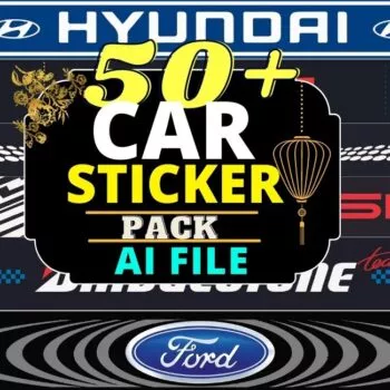 Car Sticker Ai Bundle