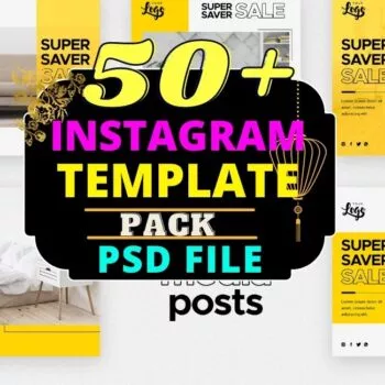 Instagram Template PSD Bundle