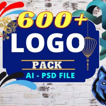 600+ Logo Bundle Ai PSD Pack Bundle Cheap Price