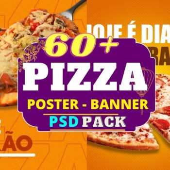 Pizza Banner PSD Pack Bundle