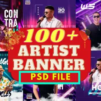 ARTIST BANNER PSD BUNDLE